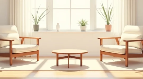 Le mobilier scandinave en bois clair