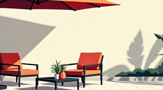 Parasol design pour votre jardin